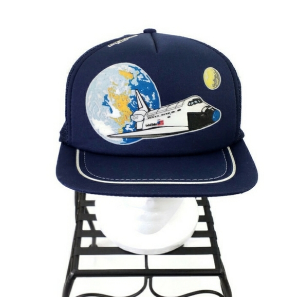 JJ of Dallas Blue NASA Space Shuttle Keep The Dream Alive Snap Back Novelty  Hat - Picture 3 of 10